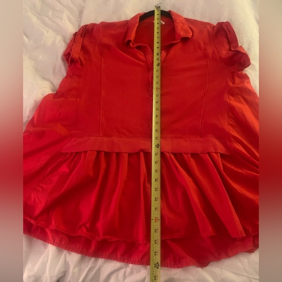 Anthropologie Daily Practice Offsides Mini Dress in Bright Red XLP - Picture 8 of 12